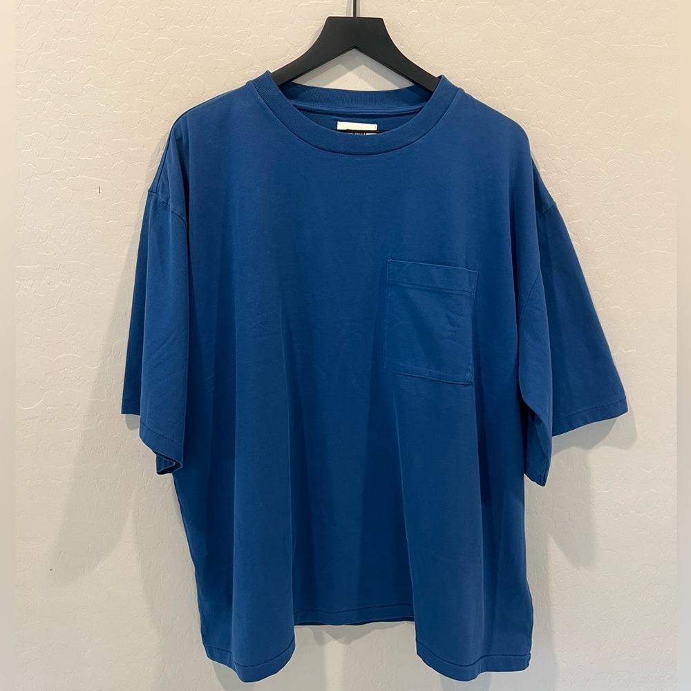 Classic Pocket Short Sleeve T-Shirt in Blue